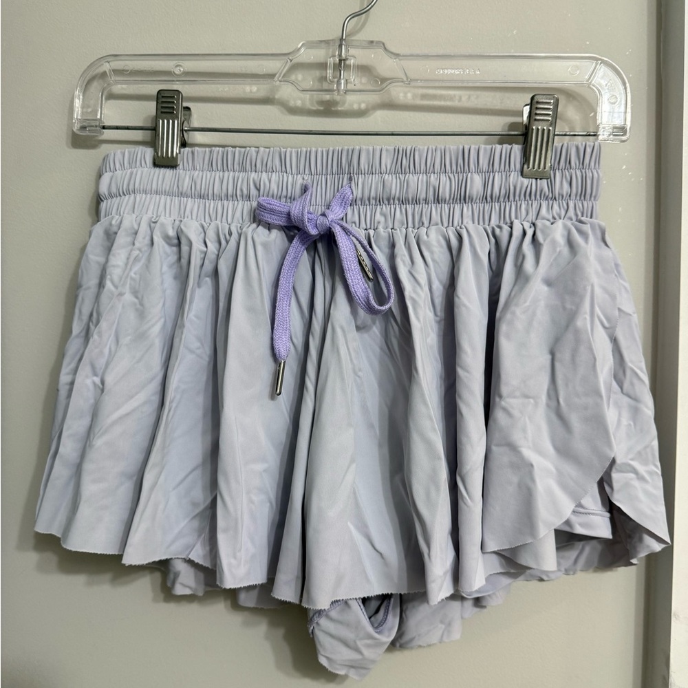 Women's Light Purple Athletic Shorts